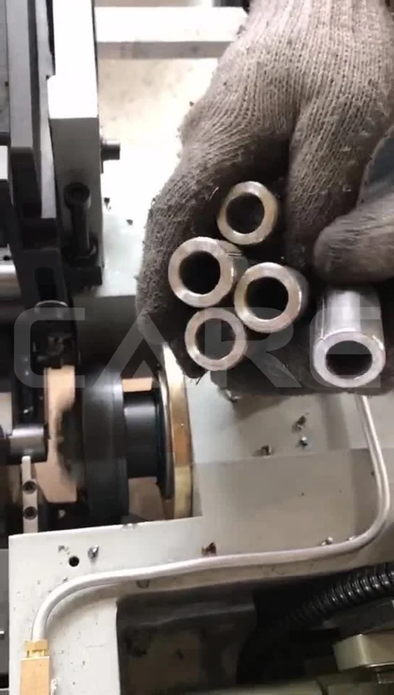 Автоматическая пневматическая фаски машина с двойным концом для стальные трубы/стержни