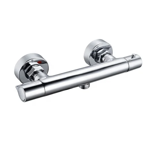 
Best performance good price Wall Mount Polished Chrome Thermostatic Bathroom Shower Faucet 