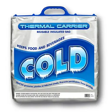 Wholesale disposable thermal insulated cooler bags for frozen food