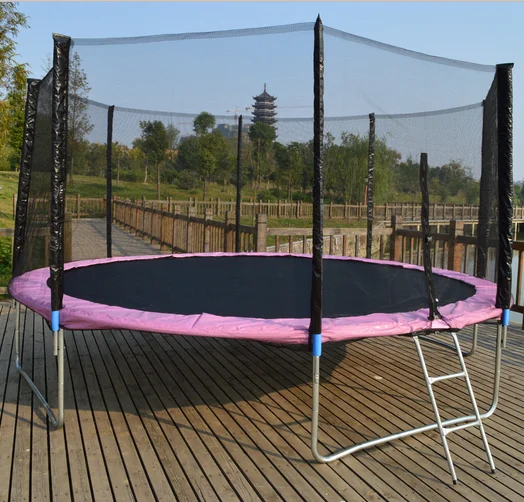 
14FT Trampoline With Enclosures And Tent 