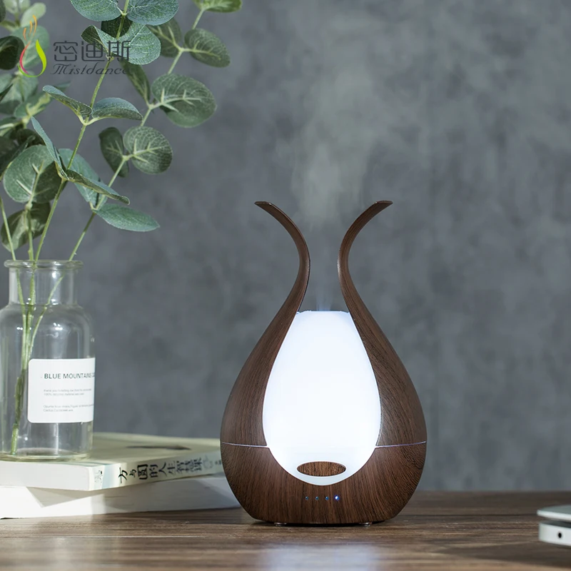 high quality Aroma beauty products wood grain ultrasonic essential oil aroma diffuser air purifier and humidifier