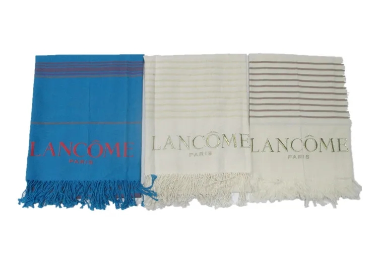 Hot Sale Factory Recycled RPET Direct Tassel Peshtemal Wholesale Fouta Hamam Custom Turkish Beach Towel