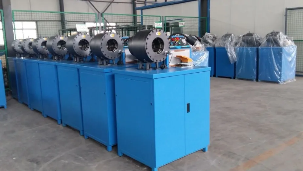 Горячая Распродажа, гидравлический шланг 1/4 дюйма до 2 дюймов, ОБЖИМНАЯ машина