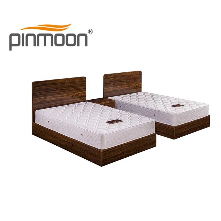 3 star hotel bed set cheap simple melamine single apartment bed