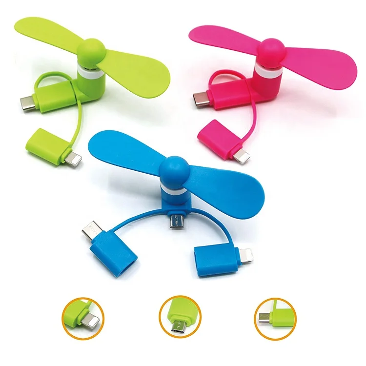 Wholesale Mini Portable Promotional Hand Cell Phone Fan