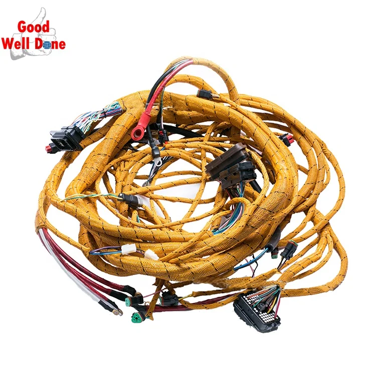 Excavator E320C 1864605 Ageing Resistance Excavator Wiring Harness Wire Harness