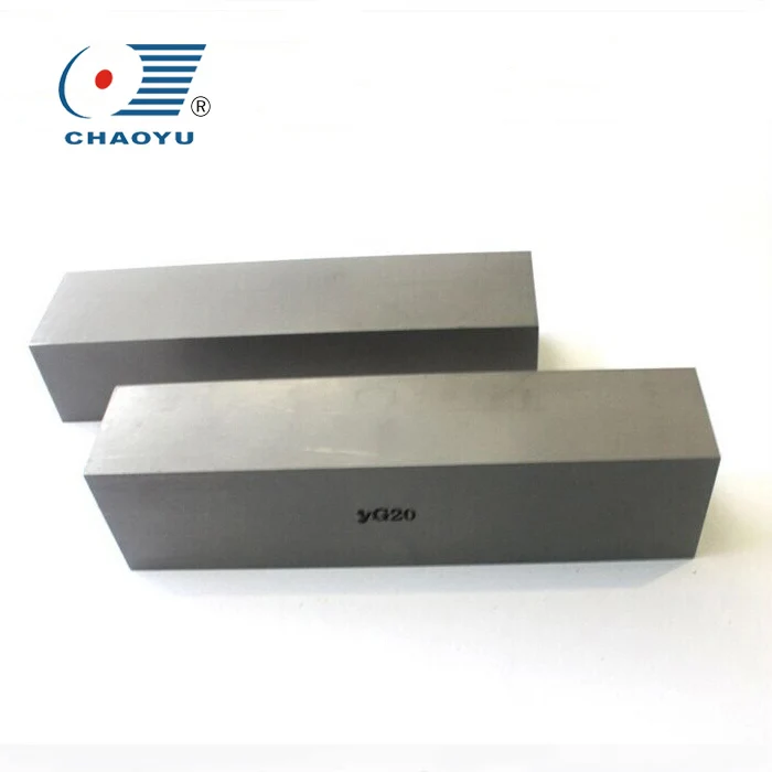 Solid YG15 tungsten carbide plates , YG20 long series gauge blocks