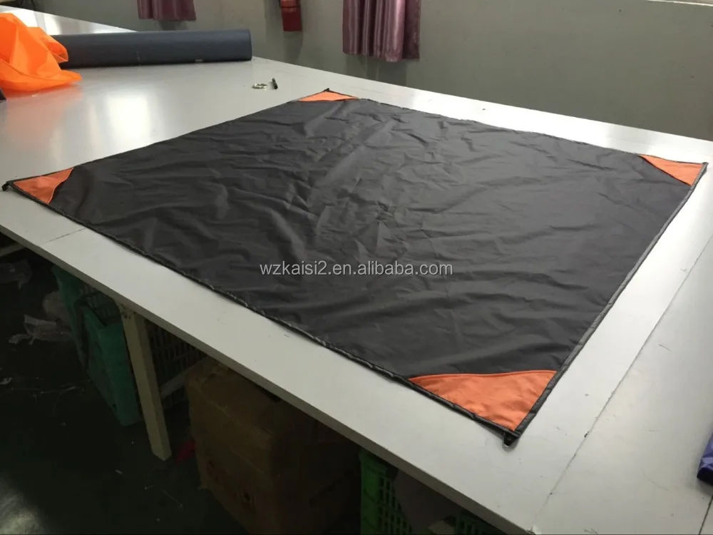 Popular Customized Outdoor Pocket Beach Blanket Small Blanket OEM Beach Mat 60*55inch General Use PKM-002 200pcs CN;ZHE