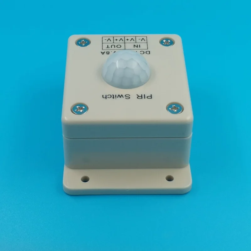 DC12V-60V 8A PIR Infrared Motion Sensor Light Switch Human Body Induction Switch Rectangle Energy saving switch of embedded