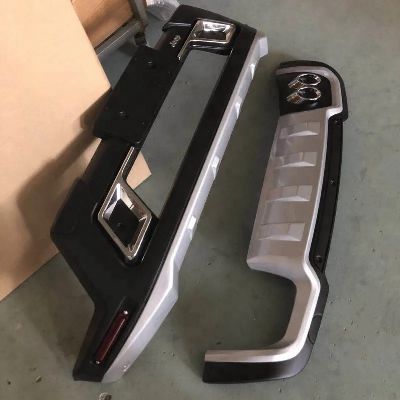 High quality car accessories front & rear bumper protector for jeep Compass 2017