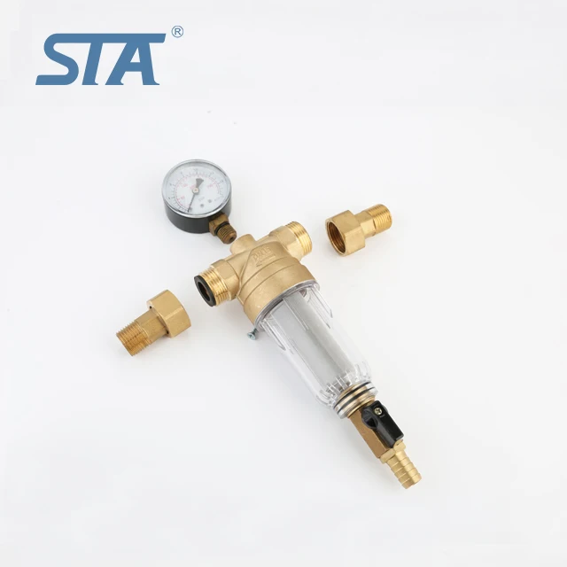 STA.5070 1/2 дюймов бытовой смеситель taizhou из нержавеющей стали корпус фильтр для воды