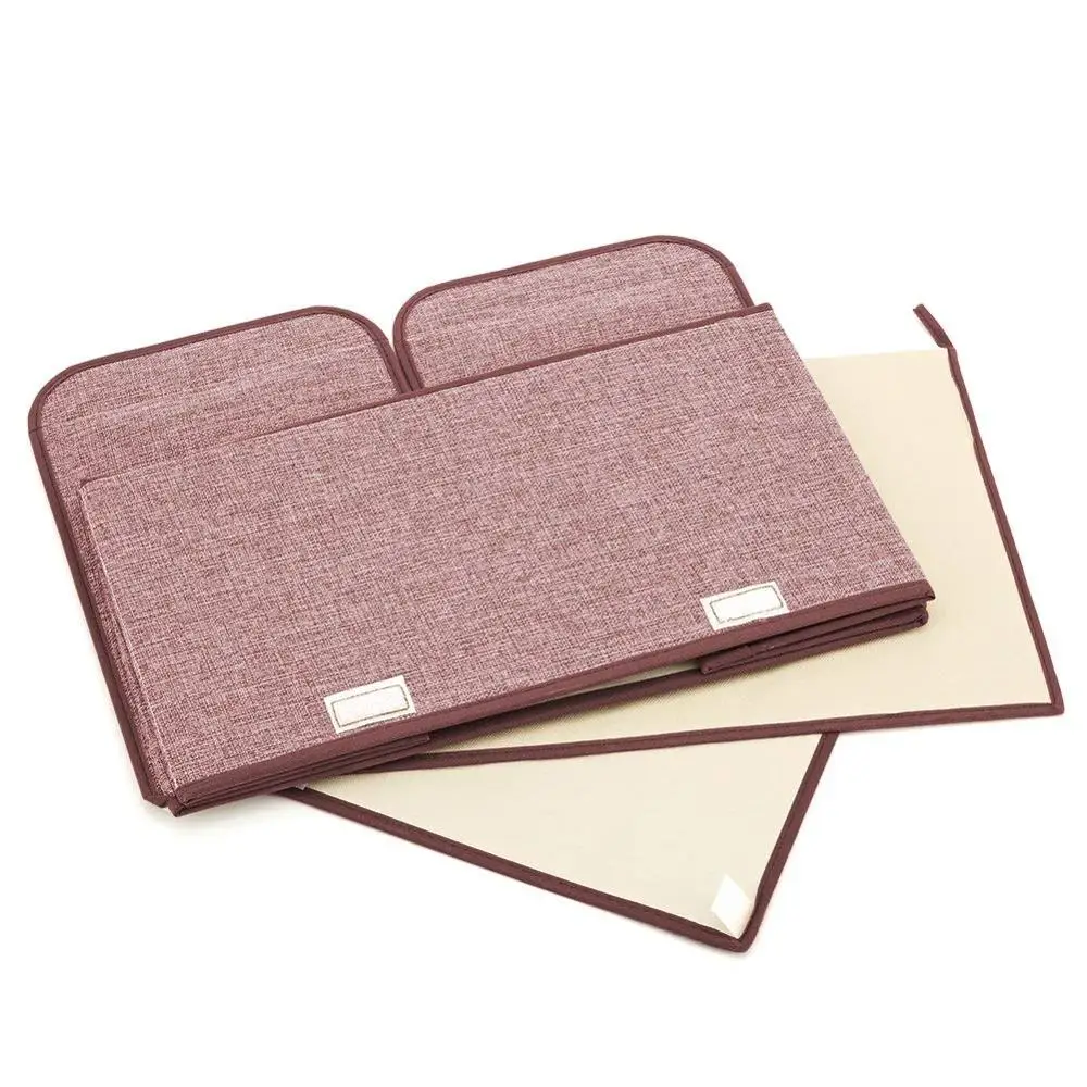 
Daily necessities collapsible non woven fabric storage box for cloth double layer storage box 