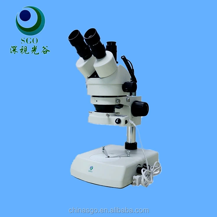0.7-4.5x trinocular zoom stereo microscope SGO-45T2