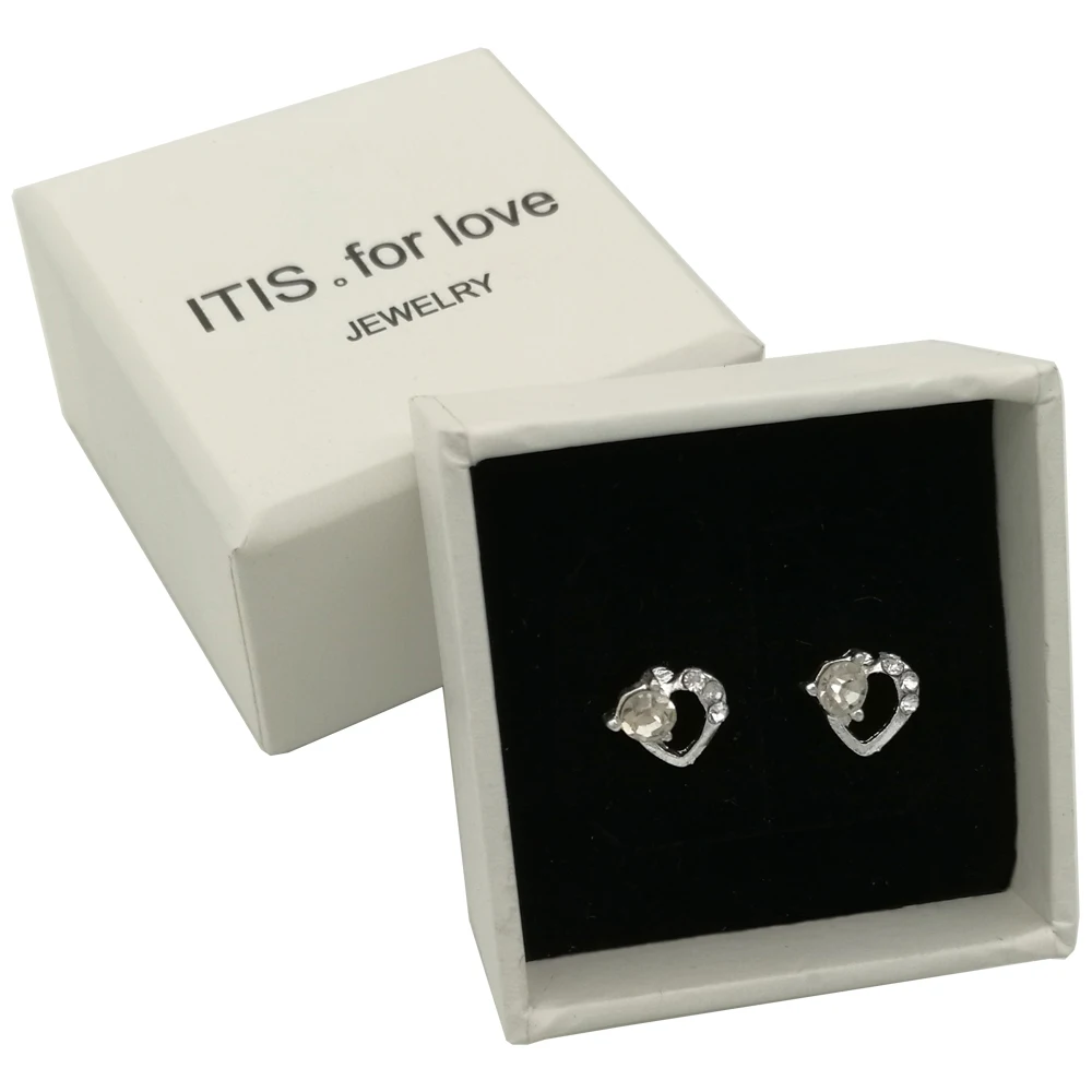 Wholesale gift jewelry box custom holder card earring packaging