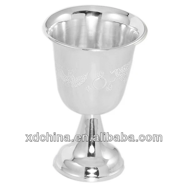 XD XS018-1 Chinese 990 Pure Silver Kiddush Cup Wholesale Silver Cup