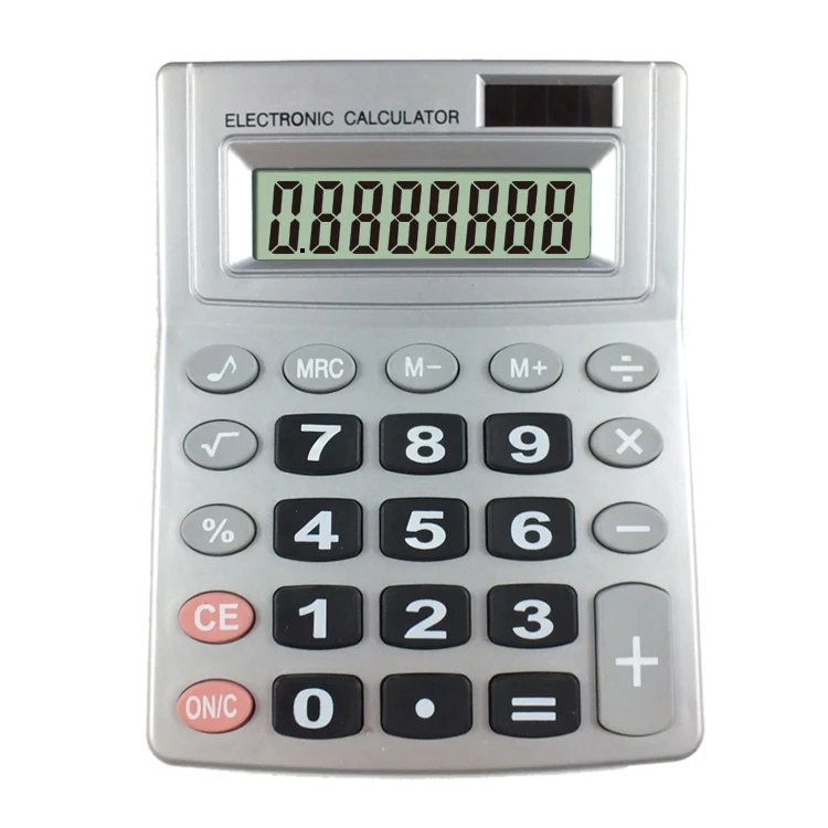 Big size desktop calculator, Beep Sound Calculator, Dual power calculator