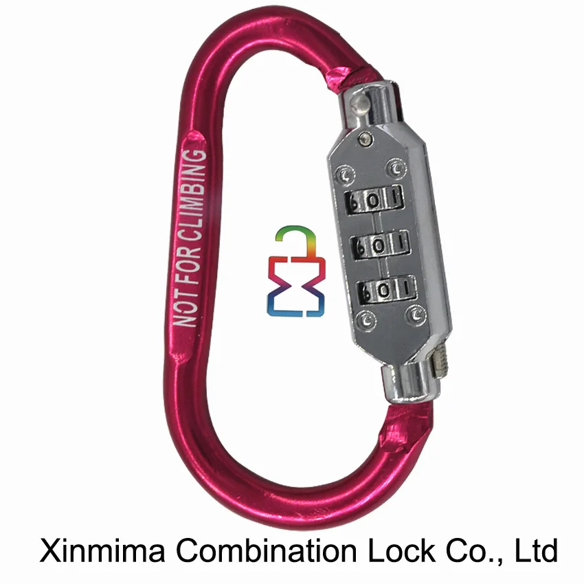 Not for climbing lock zipper combination lock camera