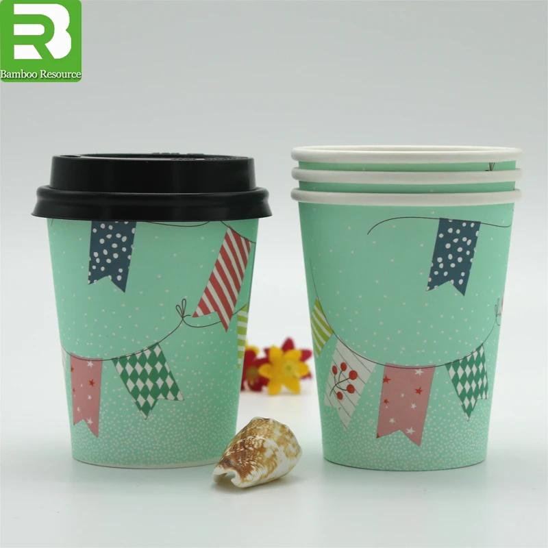 
2021 fashion design china single double ripple wall double pe logo color packaging custom 12 oz white paper cups 