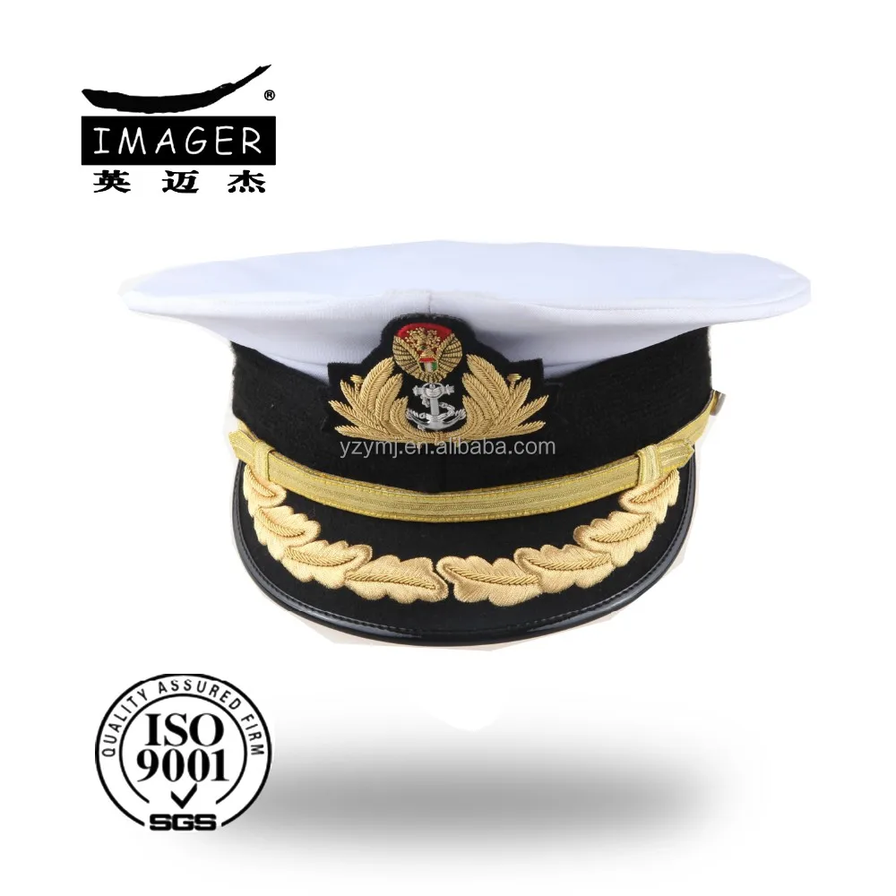 
soft textile military navy general of the army peaked cap 