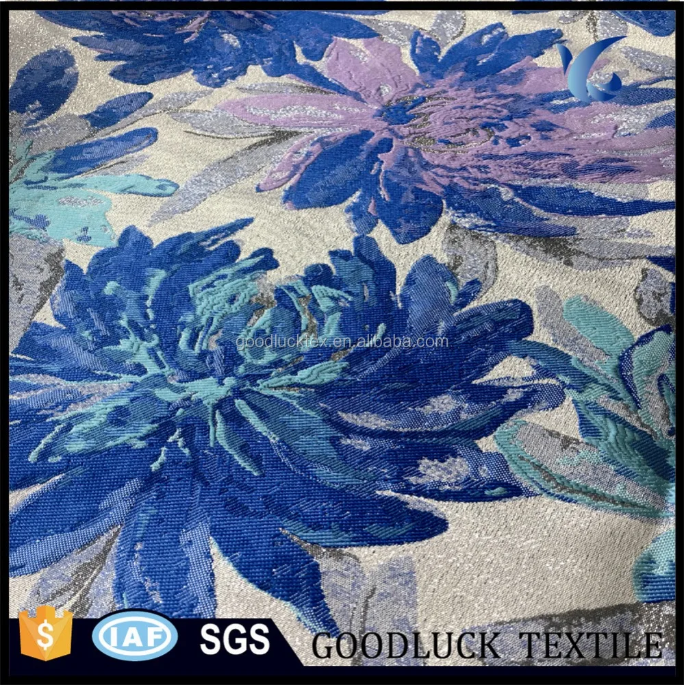 Flower Brocade Dress Fabric For Wedding