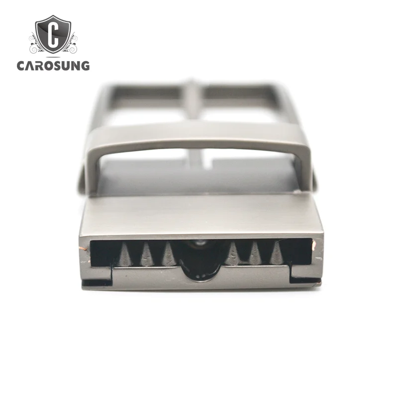 Wholesale 35mm Gunmetal Needlepoint Pin Buckle Metal Reversible 100% Cowhide Leather Men Belt