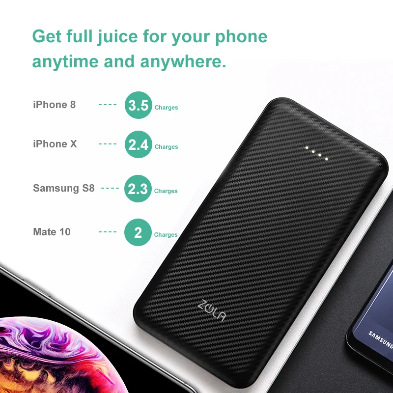 
10500mah capacity 5v 2.1a double usb output mobilephone power bank 