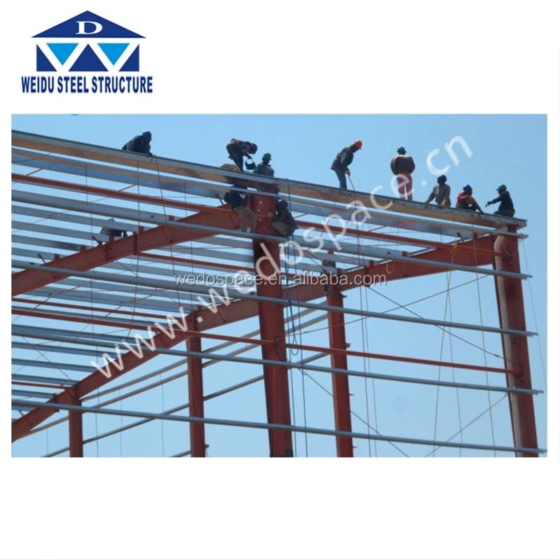 
High floor steel prefabricated workshop 