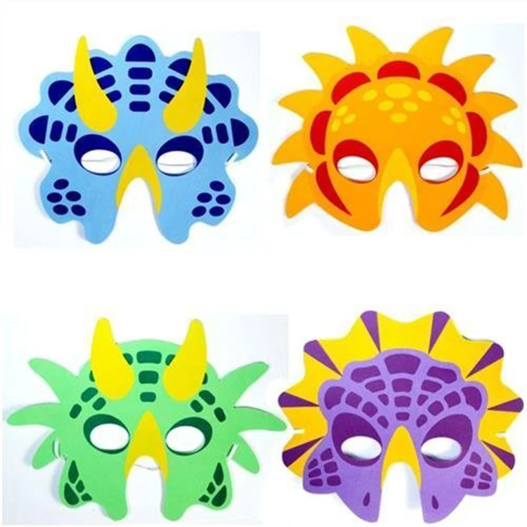 children kids promotional art and crafts eva foam animal elephant mask