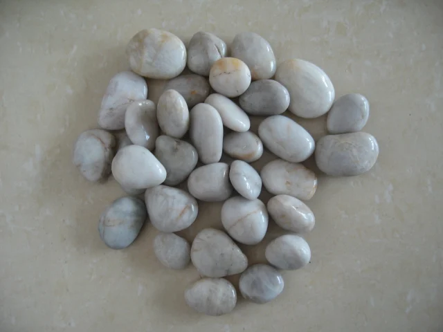 yellow precious stone polished pebbles for landscaping yellow natural river pebble stone