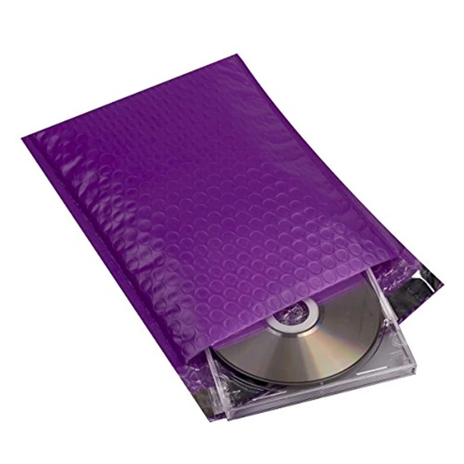 Custom Poly Wrapped Bubble Envelopes With Peel-N-Seal Strip