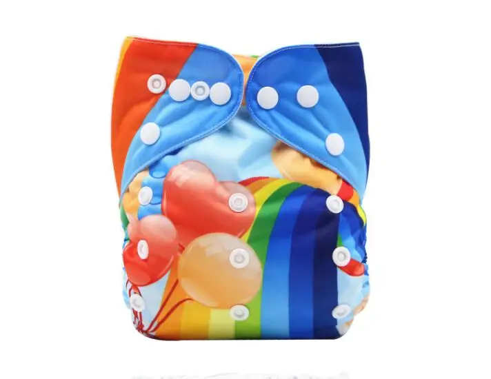 
Soft breathable Bamboo Coal PUL coating Leakproof cloth baby diaper 