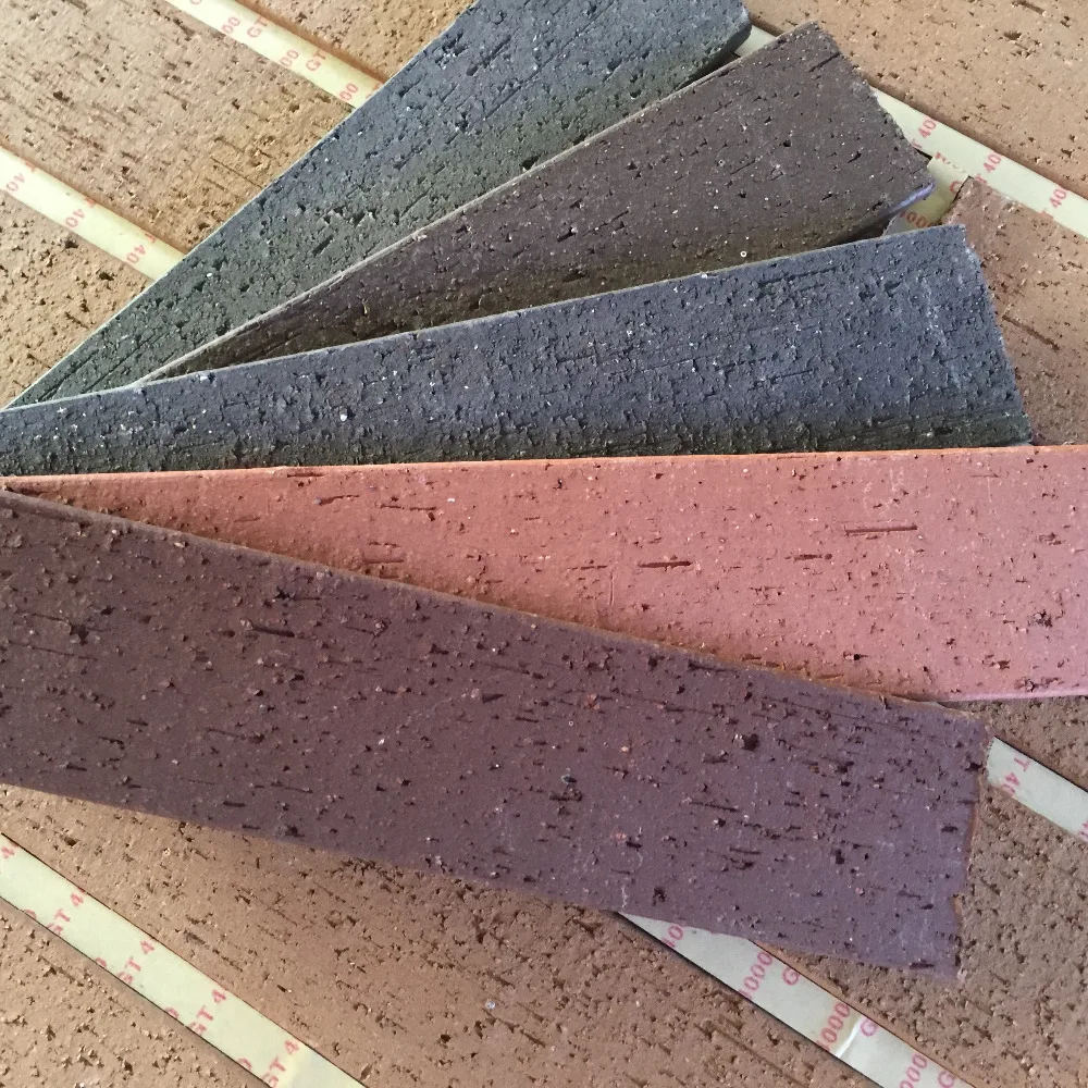 7mm thickness clay bricks with small sizes and light weight