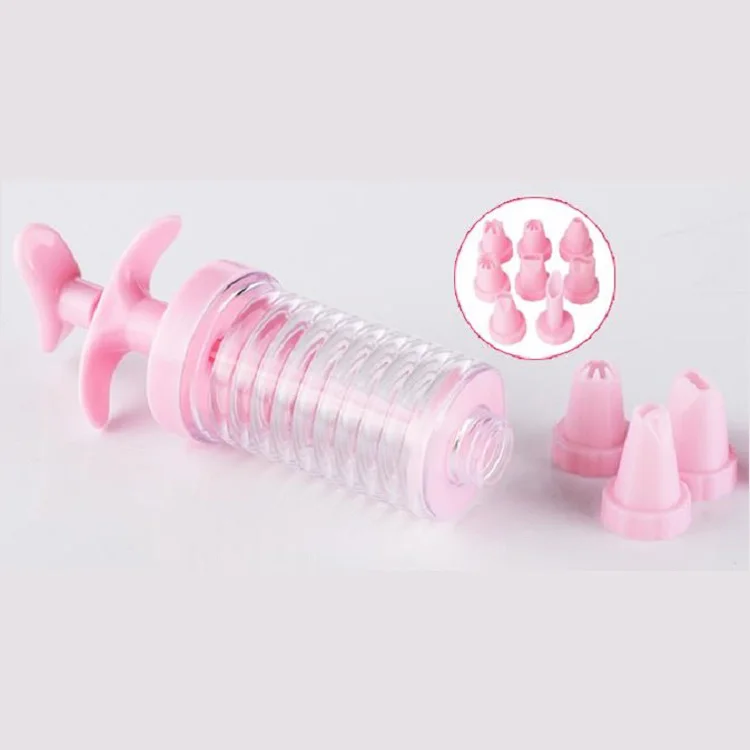 YANGLEI YL-141 Icing Syringe Cake Piping Syringe 8 Nozzles Cake Decorating Set