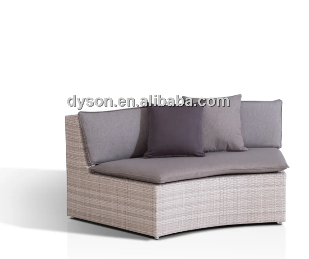 outdoor furniture rattan furniture garden accessories patio sofa aluminium frame sofa with cushion and pillow