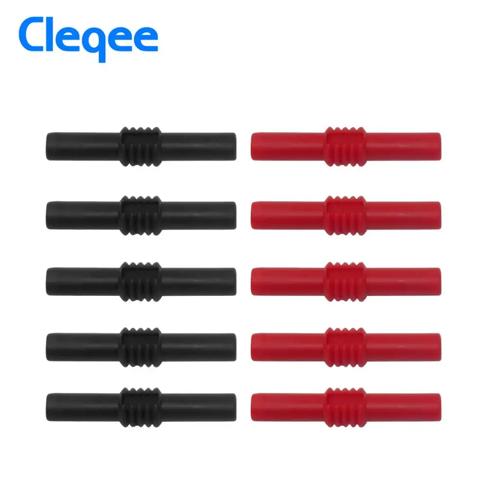 Cleqee P7023 4mm banana socket female adapter extension Insulated Banana plug Coupler
