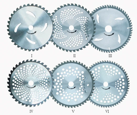 Alloy steel saw blade for mowing machine