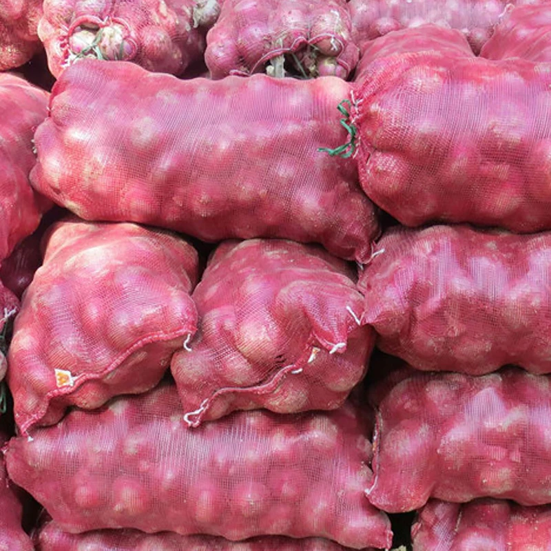 
Stocked PE/PP hot sale good quality leno raschel mesh bags packing onion potato 