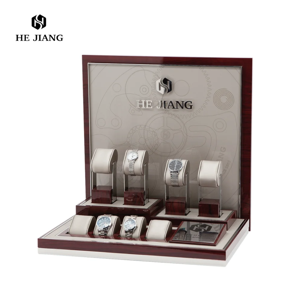 OEM/ODM Wood Watch Display Custom Wrist Watch Display Stands Luxury Watch Stand