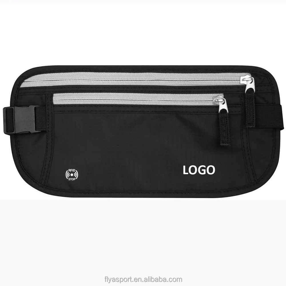 2022 new design best selling RFID blocking money belt for travel,daily walking