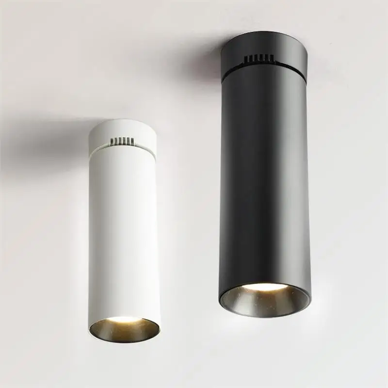 
Surface Mounted LED adjustable Down light COB 10W 15W 20W 30W LED Down Lights Shop background wall spotlight 