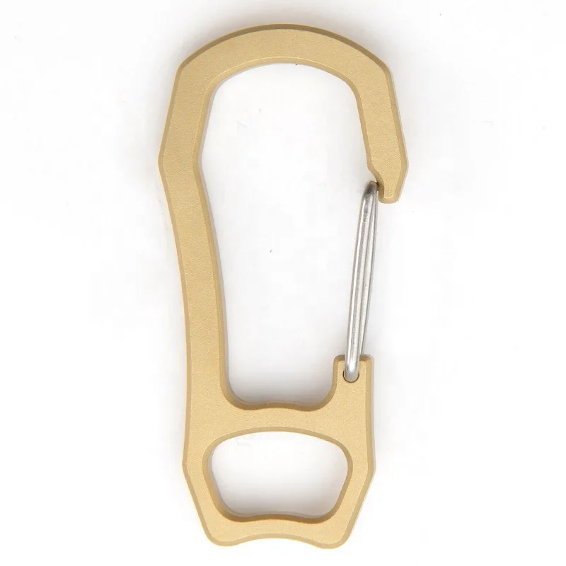 Fashion durable key ring carabiner keychain clip hook brass carabiner clips