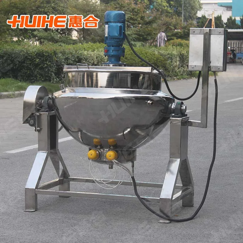 Double jacketed kettle