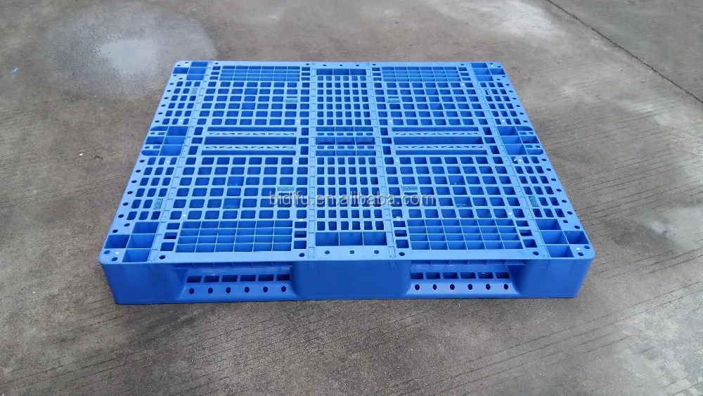 1200*1000 virgin HDPE material steel reinforced racking 1 ton giant plastic mesh EPAL pallet for logistic