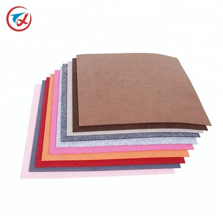 
bulk 2mm thick 100 nonwoven polyester felt fabric material 