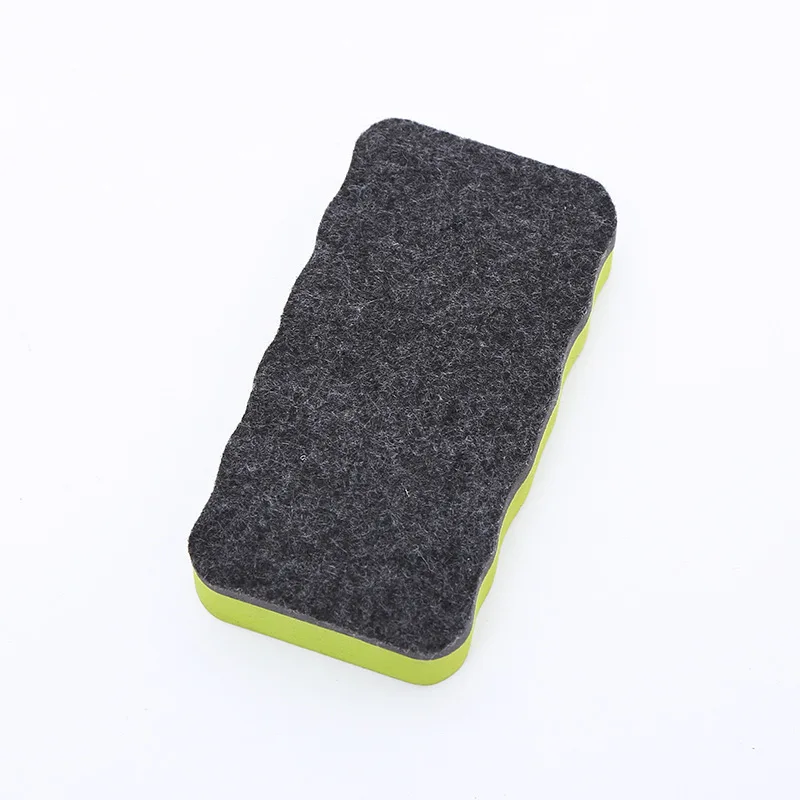 Дешевая цена, горячая Распродажа, магнитный сухой стираемый белый мел, зеленая черная доска, пластиковая фетровая тряпка, ластик для белой доски