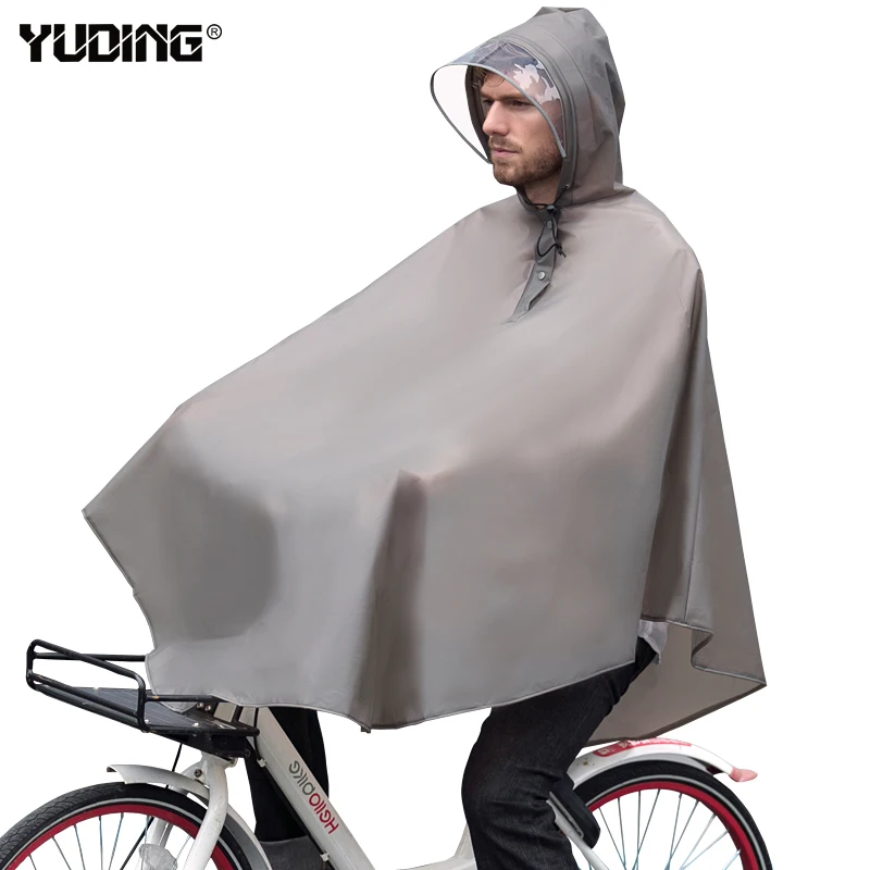 Custom good quality waterproof printed bike rain coat poncho for cycling