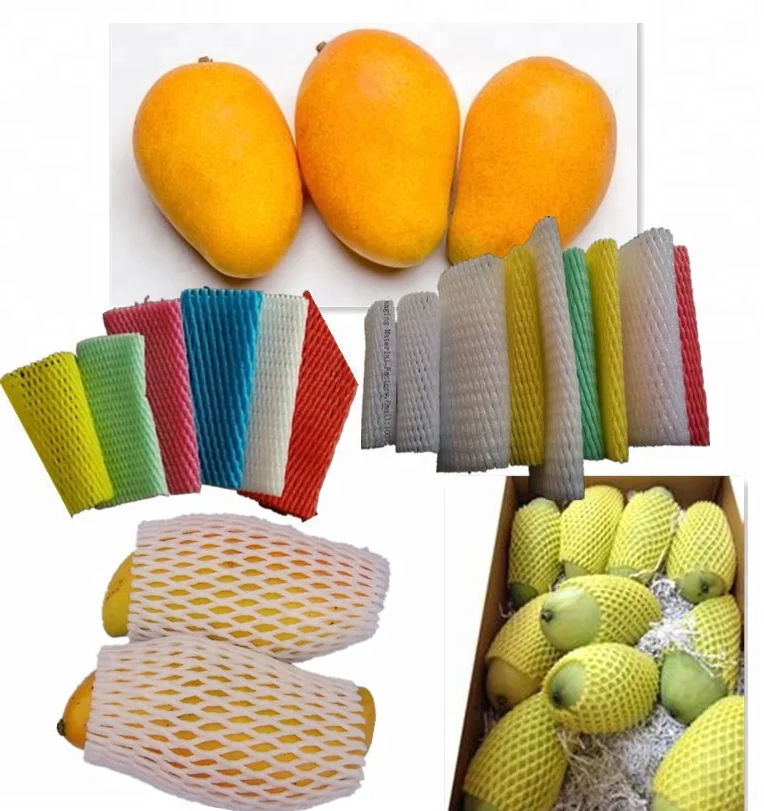 Plastic Epe Foam Packing Avocado Fruit Sleeve Socks Nets