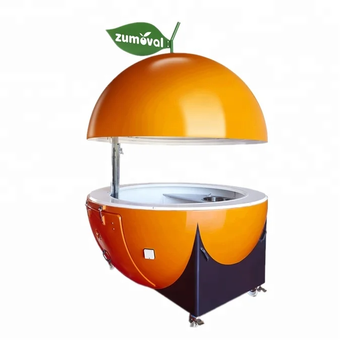 fiberglass orange Juice bar kiosk/retail kiosk wholesale manufacturer/commercial drinks Kiosk portable