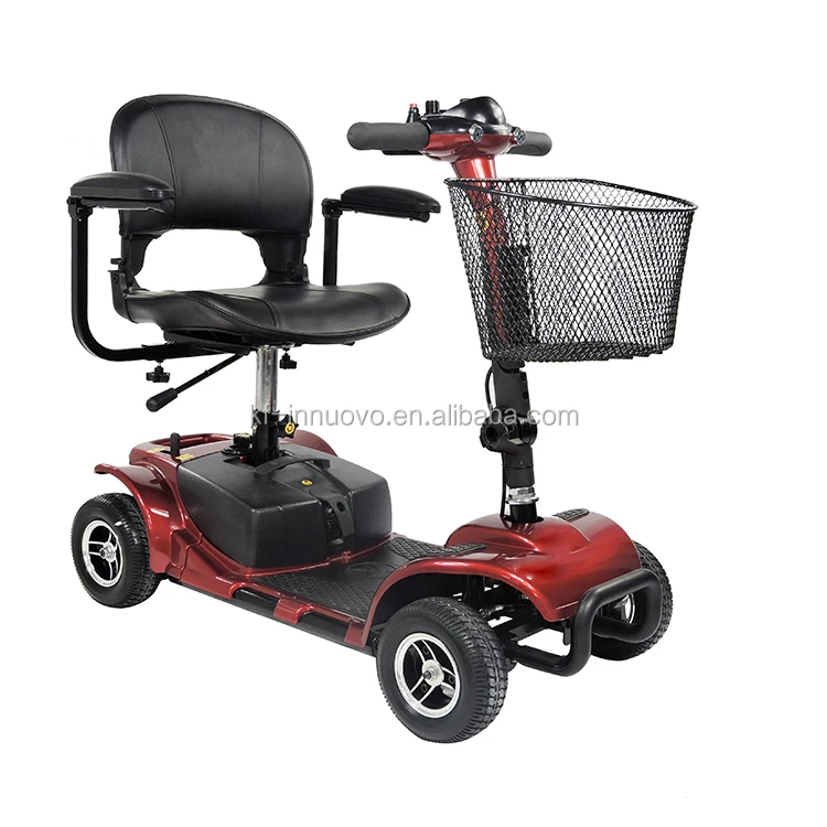 
New detachable lightweight four wheel disable electric mobility scooter with lithium battery approval CE 