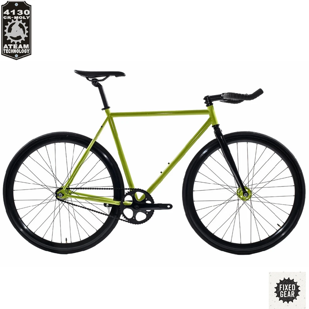 Fixie Bike AM4 -Single speed 700C China steel frame gear bike bicycle cycles oem brand fixed gear